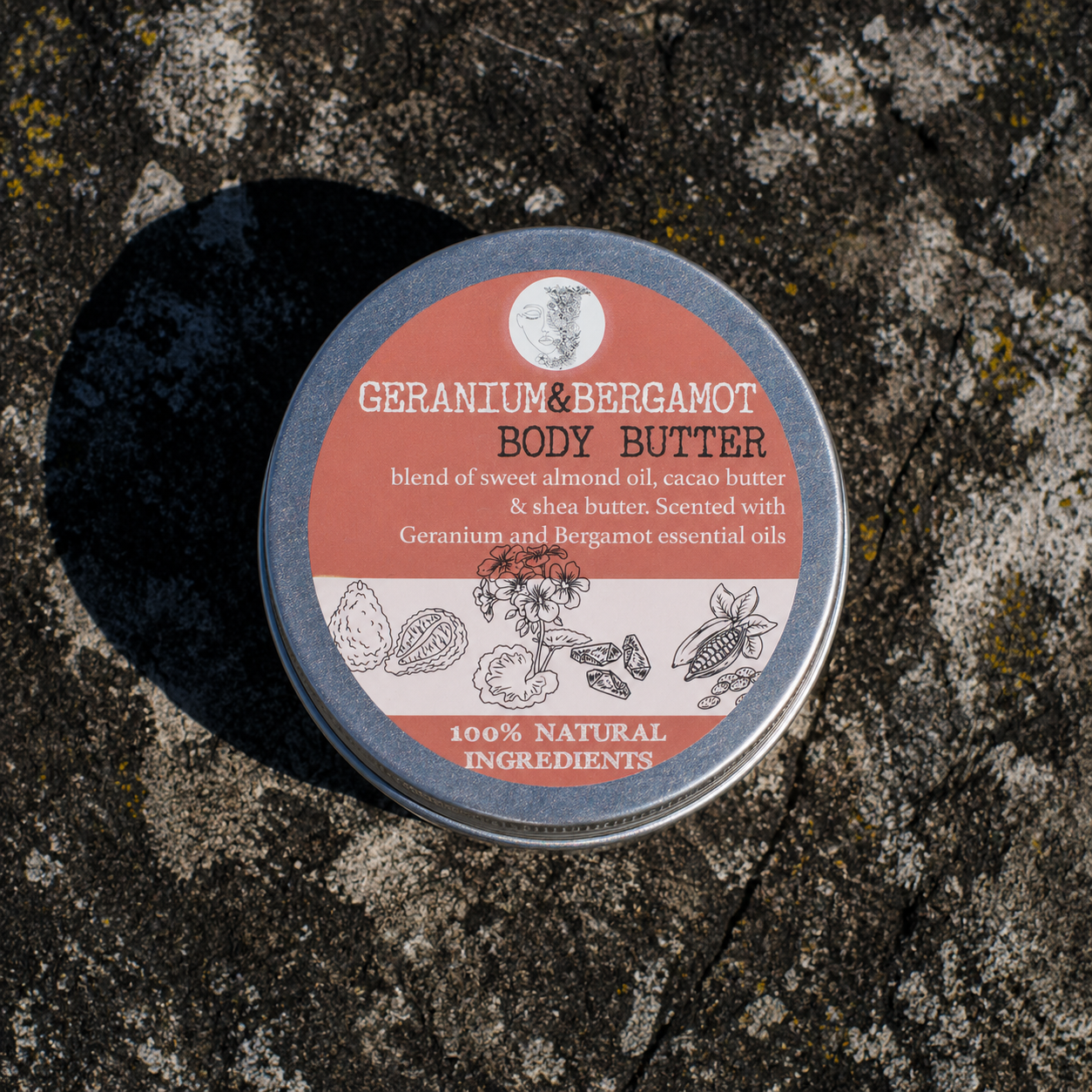 Geranium and Bergamot Body butter 100% natural
