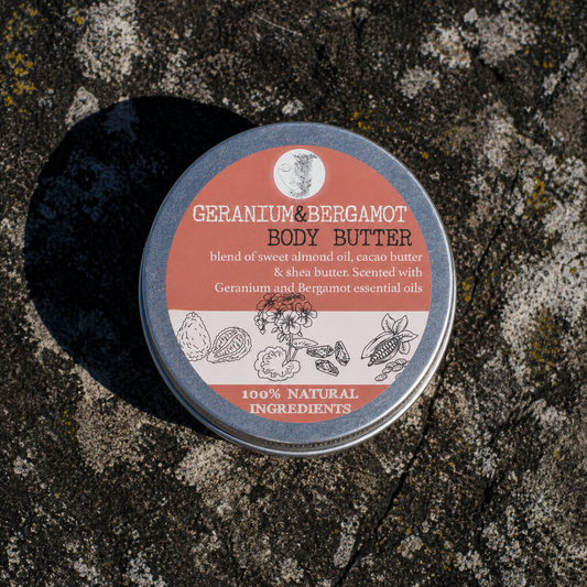 Geranium and Bergamot Body butter 100% natural