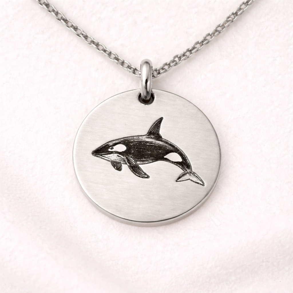Killer whale necklace - Stainless Steel