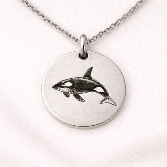 Killer whale necklace - Stainless Steel