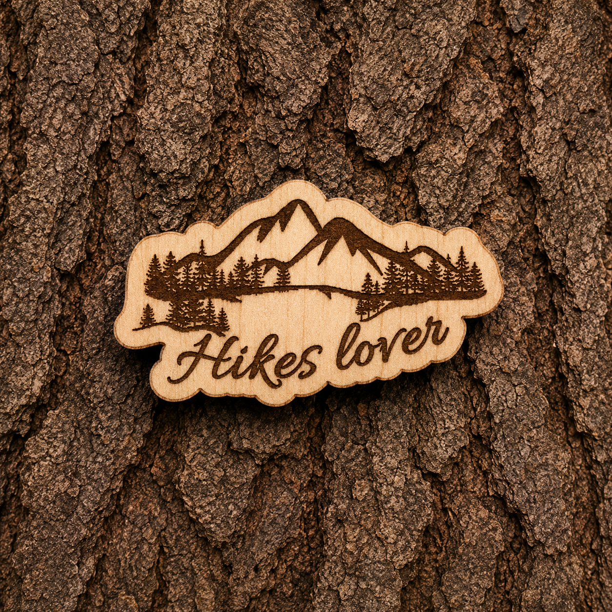 Hikes lover 35x20mm pin