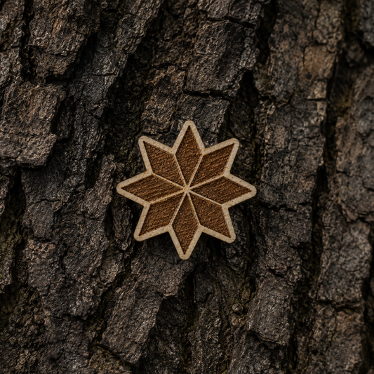 Nordic star 28x28mm pin