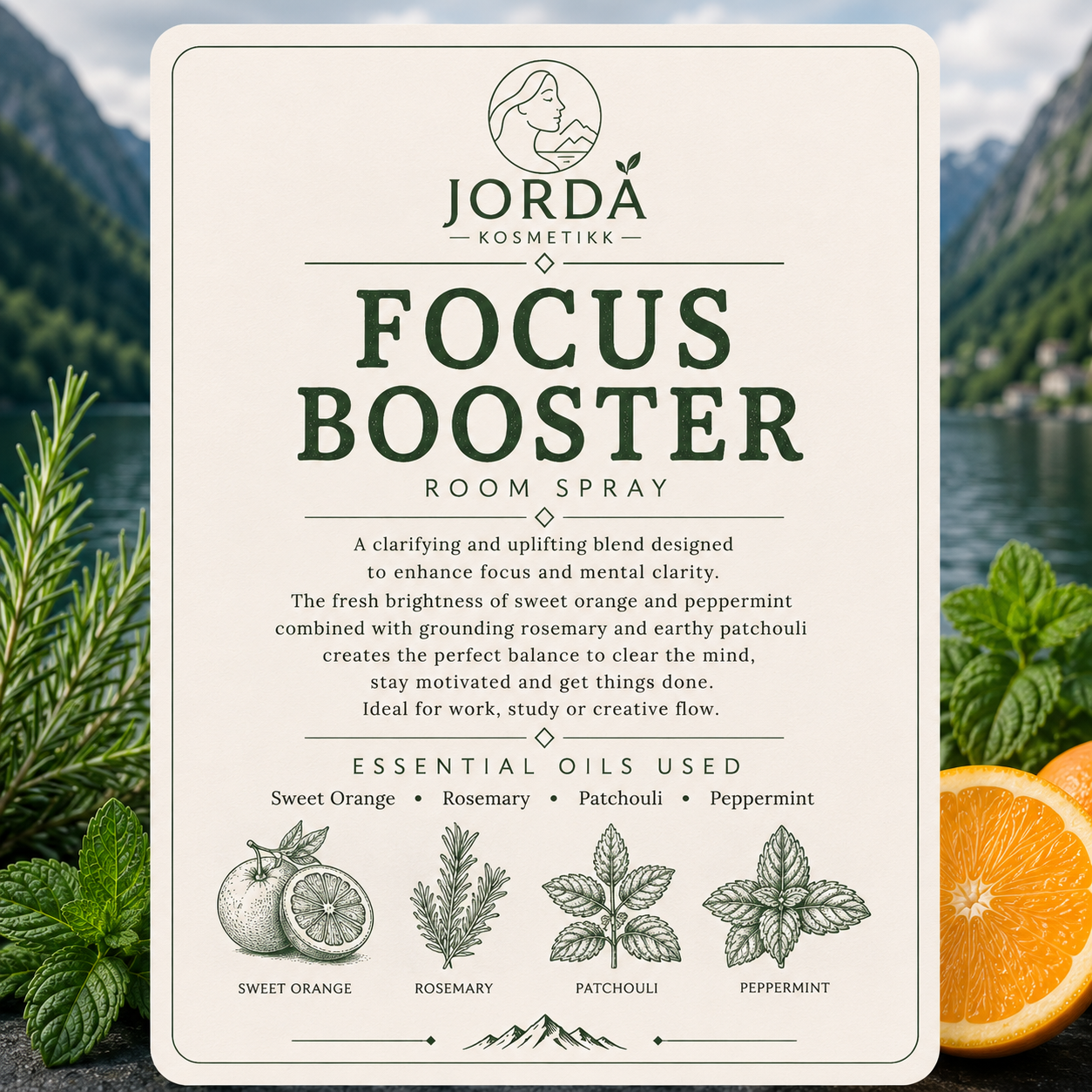 Focus Booster Room Spray 100ml