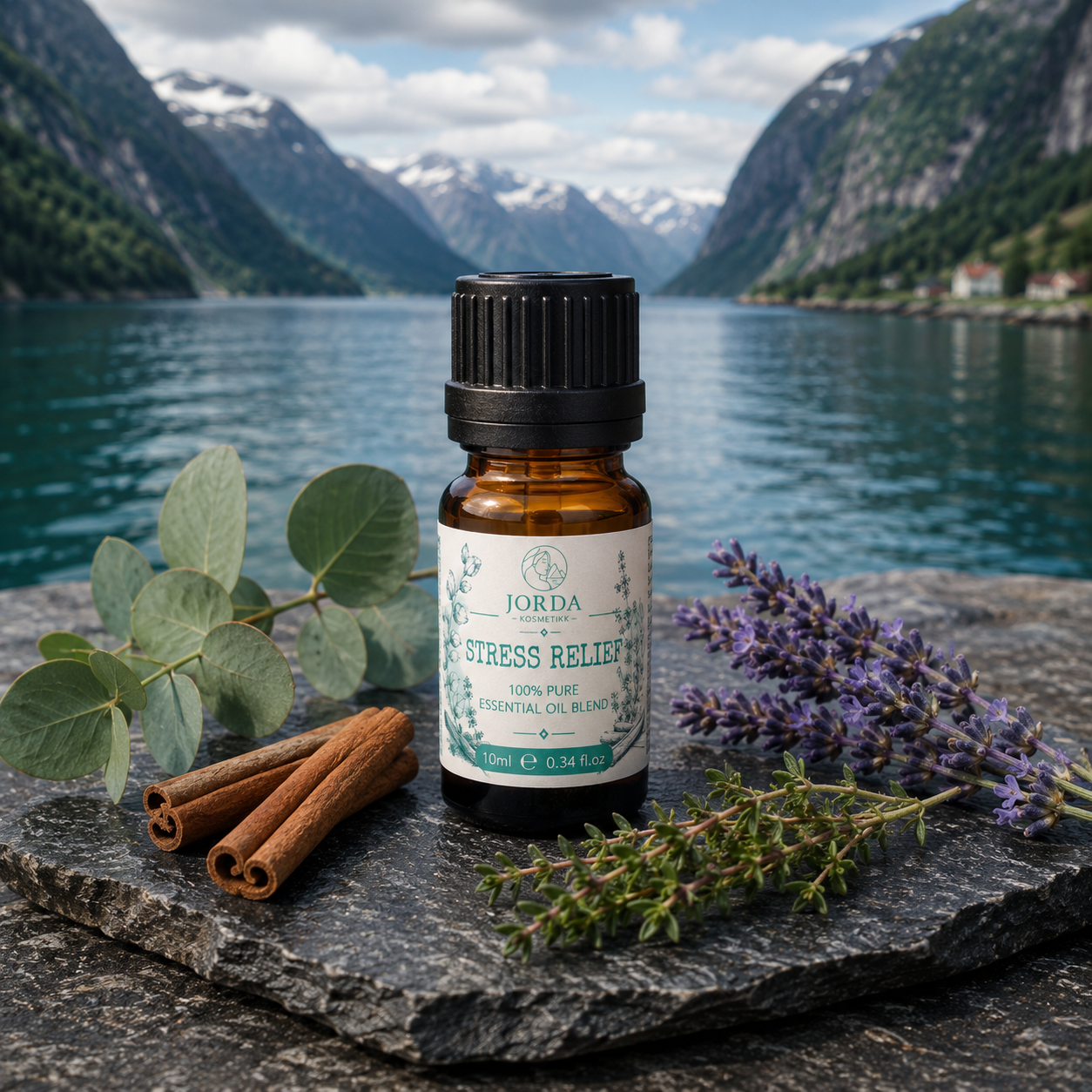 Stress Relief 100% natural essential oils blend 10ml