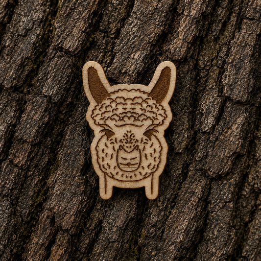 Llamma head 22x33mm