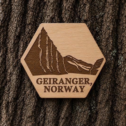 Geiranger 7 sisters 50x43mm magnet