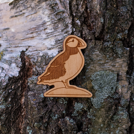 Puffin 32x34mm pin