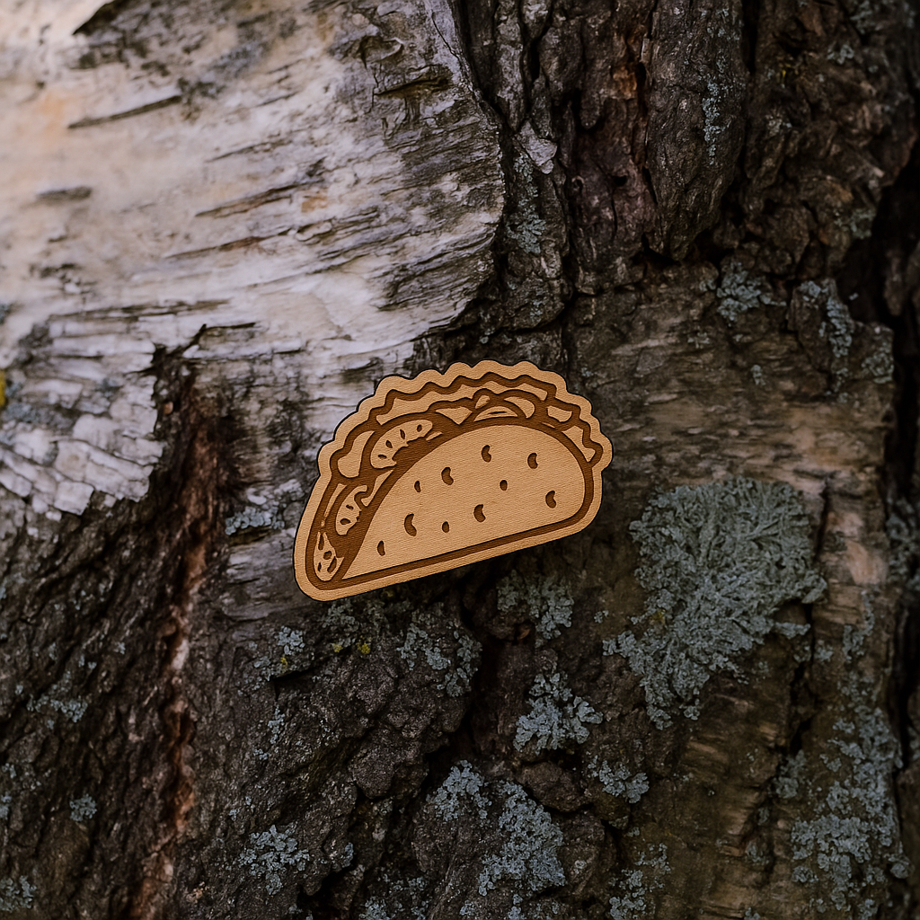 Taco 27x21mm pin