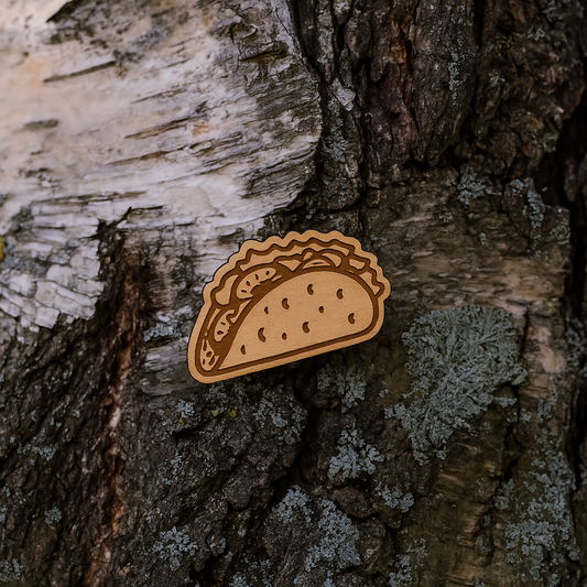 Taco 27x21mm pin