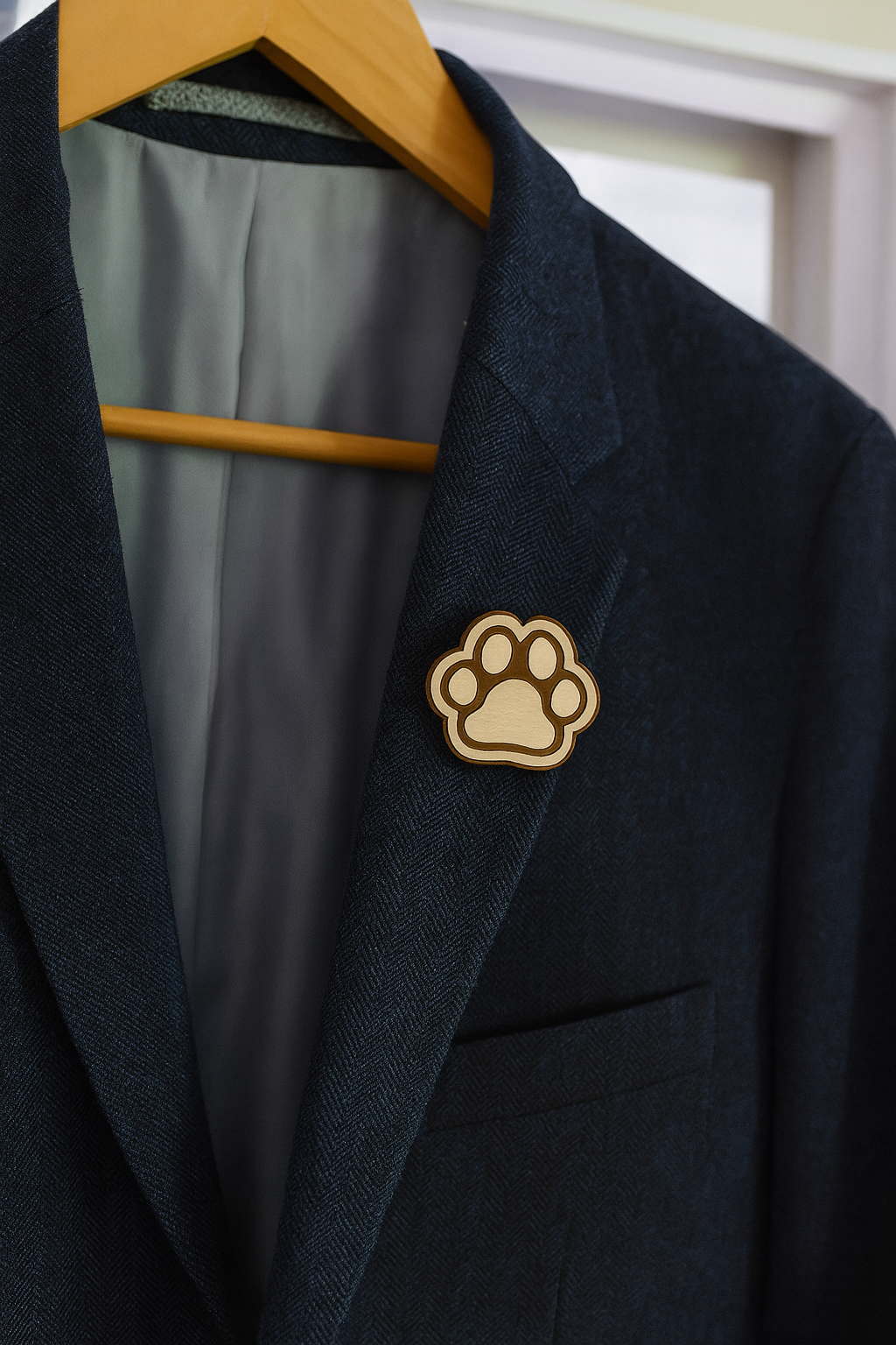 Paw 22x22mm pin