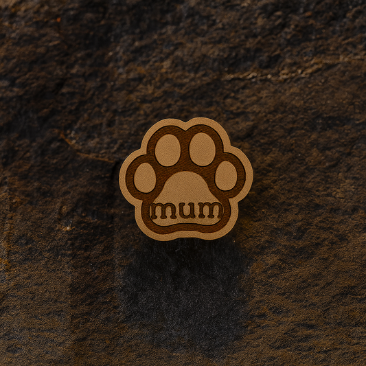 Paw dog mama pin 20mm
