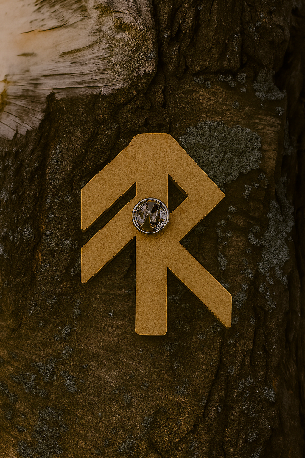 Energy rune 23x18mm pin