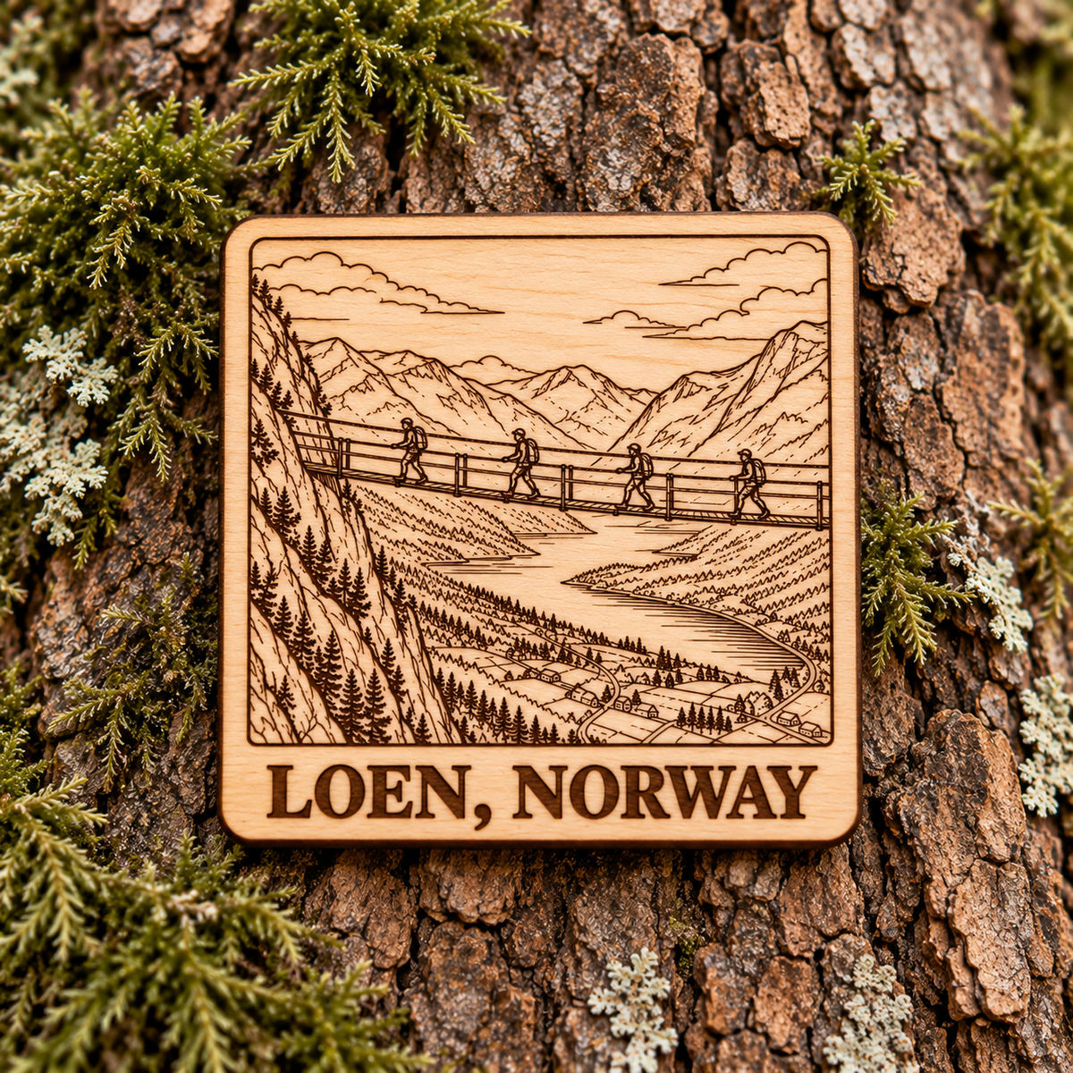 Loen via Ferrata 50x50mm magnet