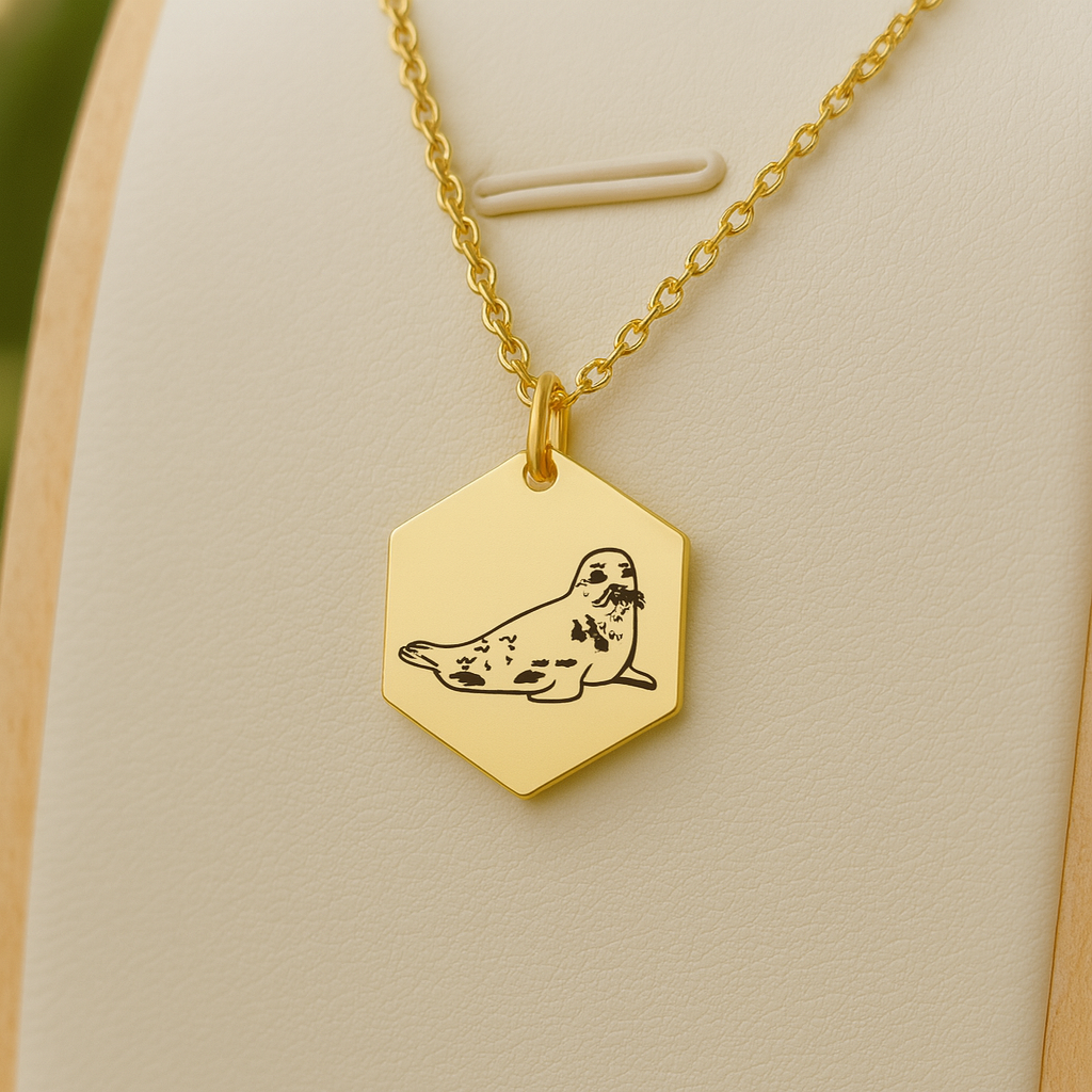 Seal full body necklace- Stainless Steel