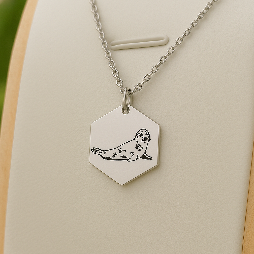 Seal full body necklace- Stainless Steel