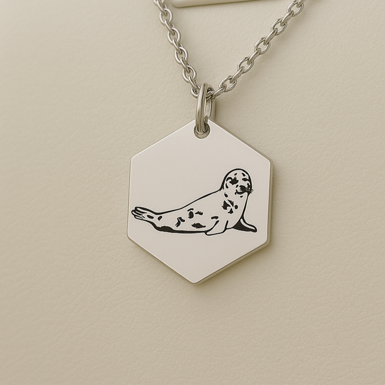 Seal full body necklace- Stainless Steel