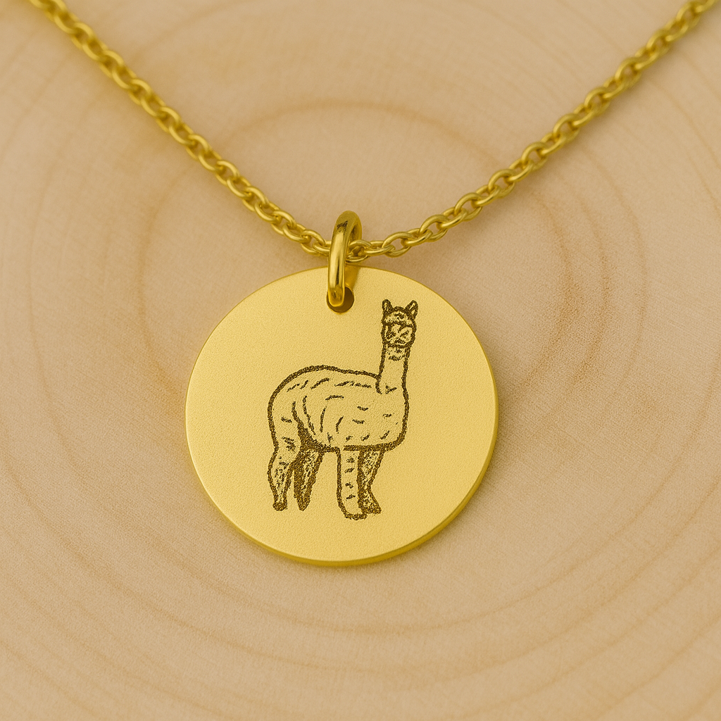 Llama necklace- Stainless Steel