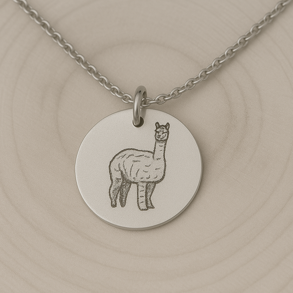 Llama necklace- Stainless Steel