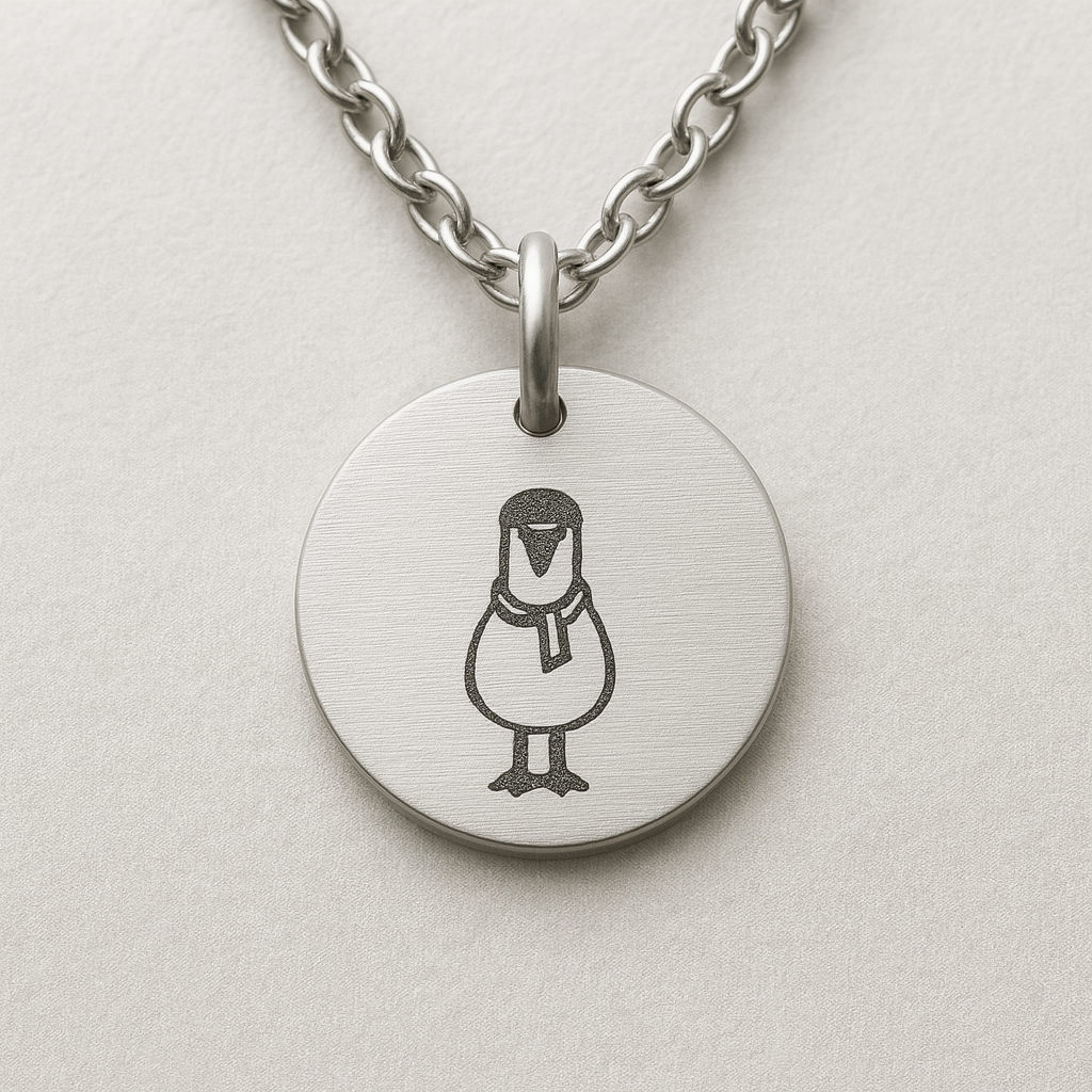 Seagull tourist necklace- Stainless Steel