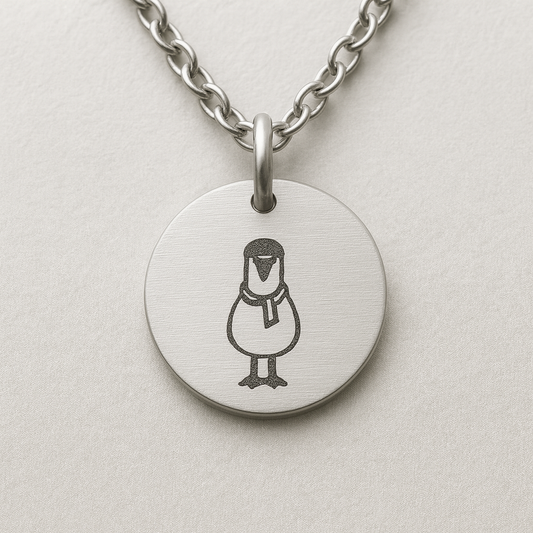 Seagull tourist necklace- Stainless Steel