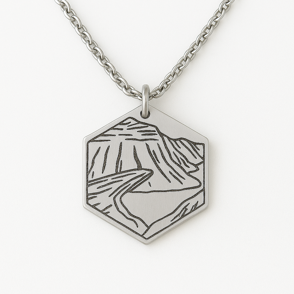 Trolltunga necklace- Stainless Steel
