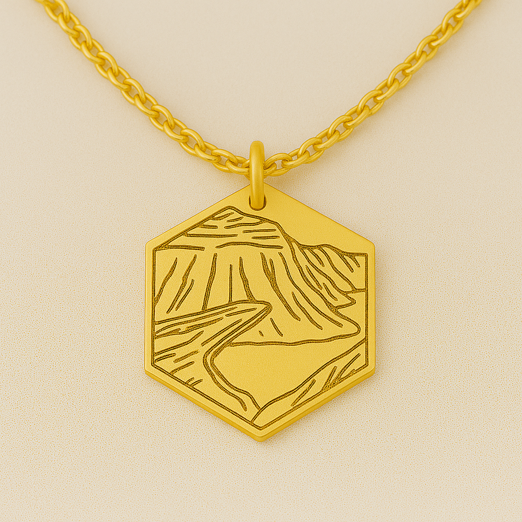 Trolltunga necklace- Stainless Steel