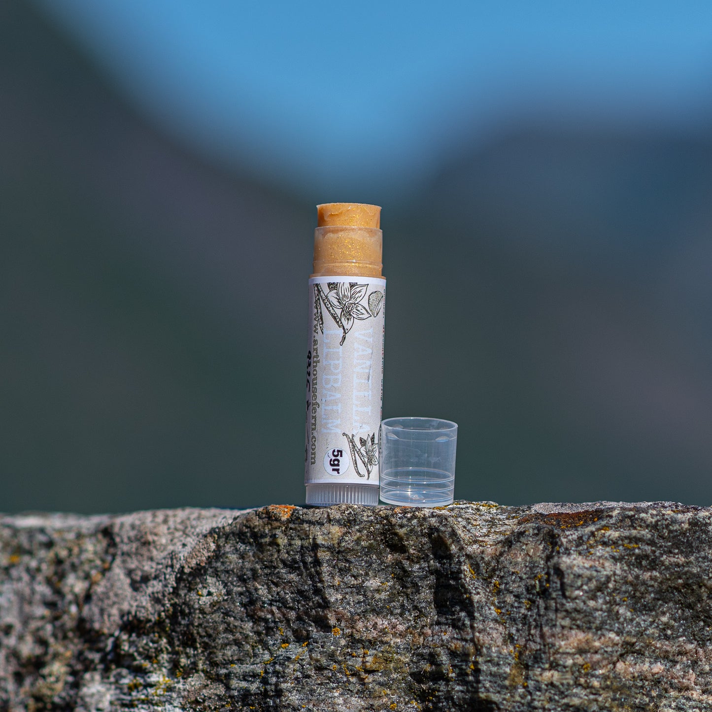 Vanilla&Gold dust Lipbalm 99% Natural
