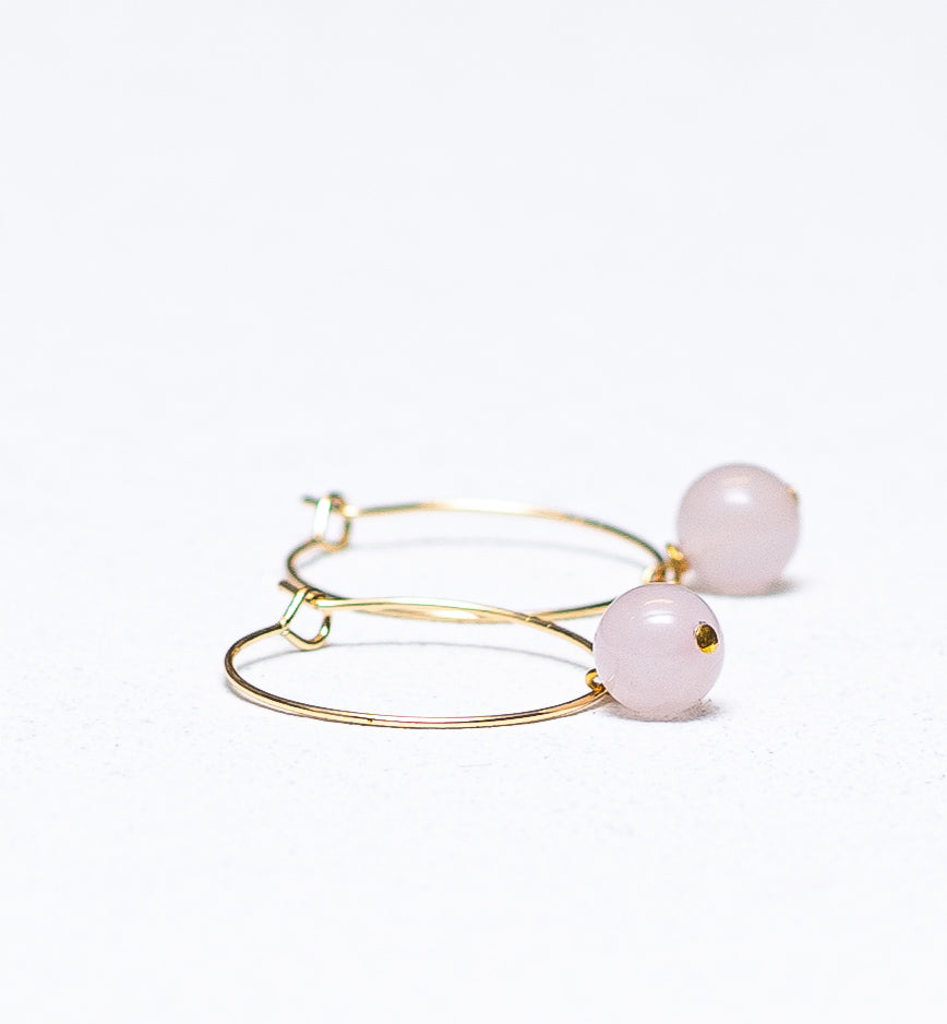 8mm stone bead hoops assorted SS STONE JEWELLERY SALE