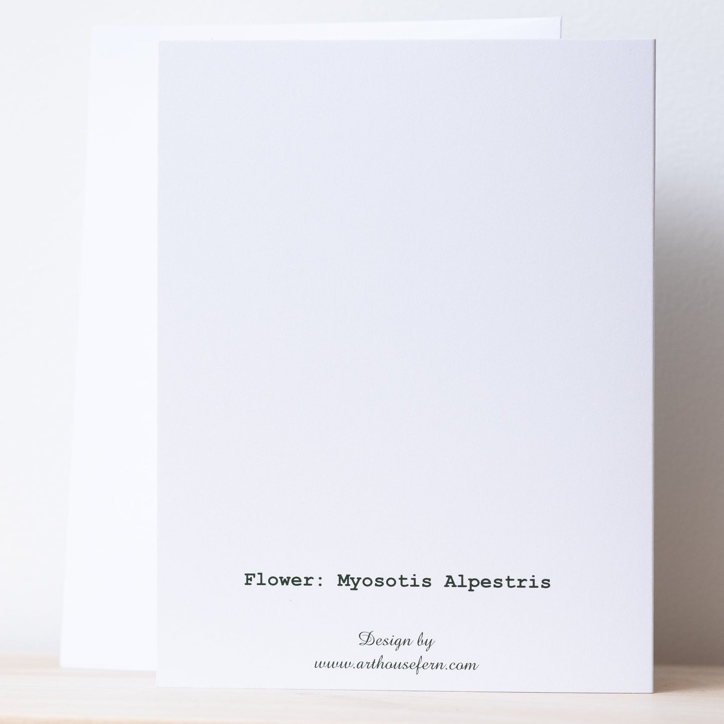 Forget me nots Illustation card