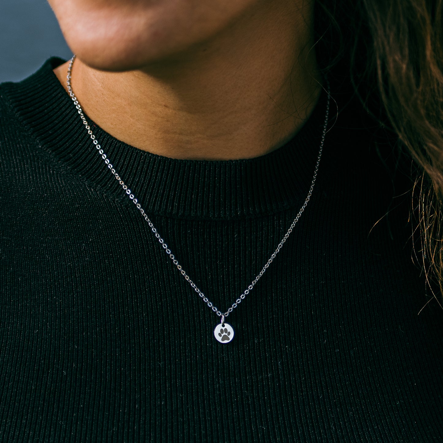 Mini paw necklace- Stainless steel