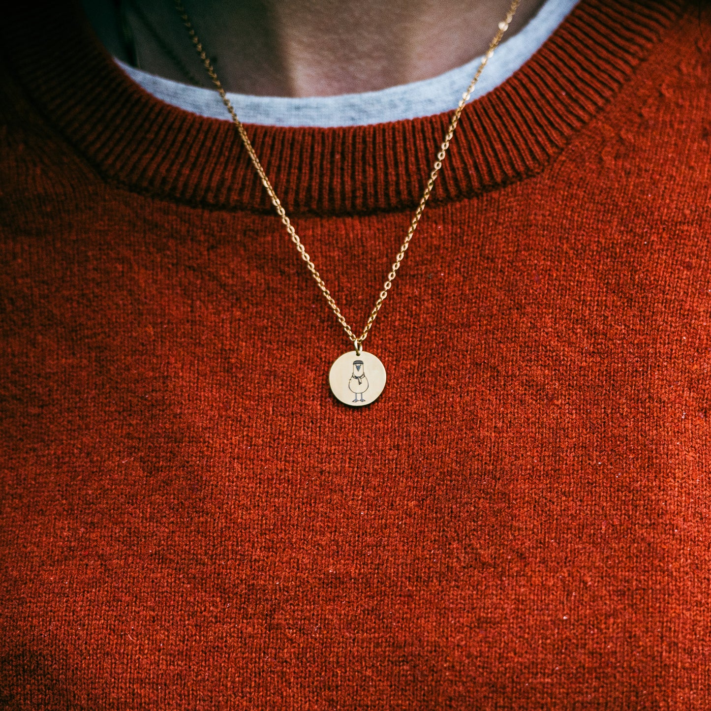 Seagull captain necklace- Stainless Steel