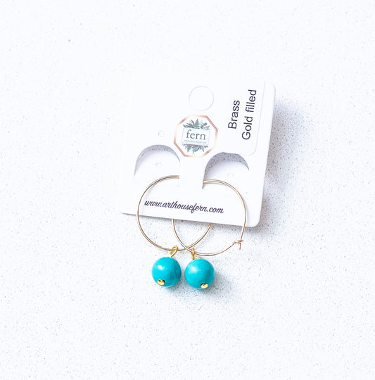 8mm stone bead hoops assorted SS STONE JEWELLERY SALE