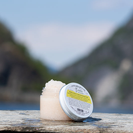 Exfoliante de sal de bergamota