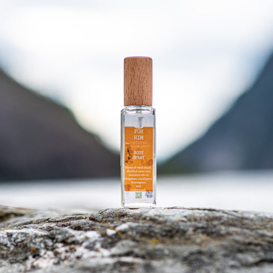 Spray corporal para él