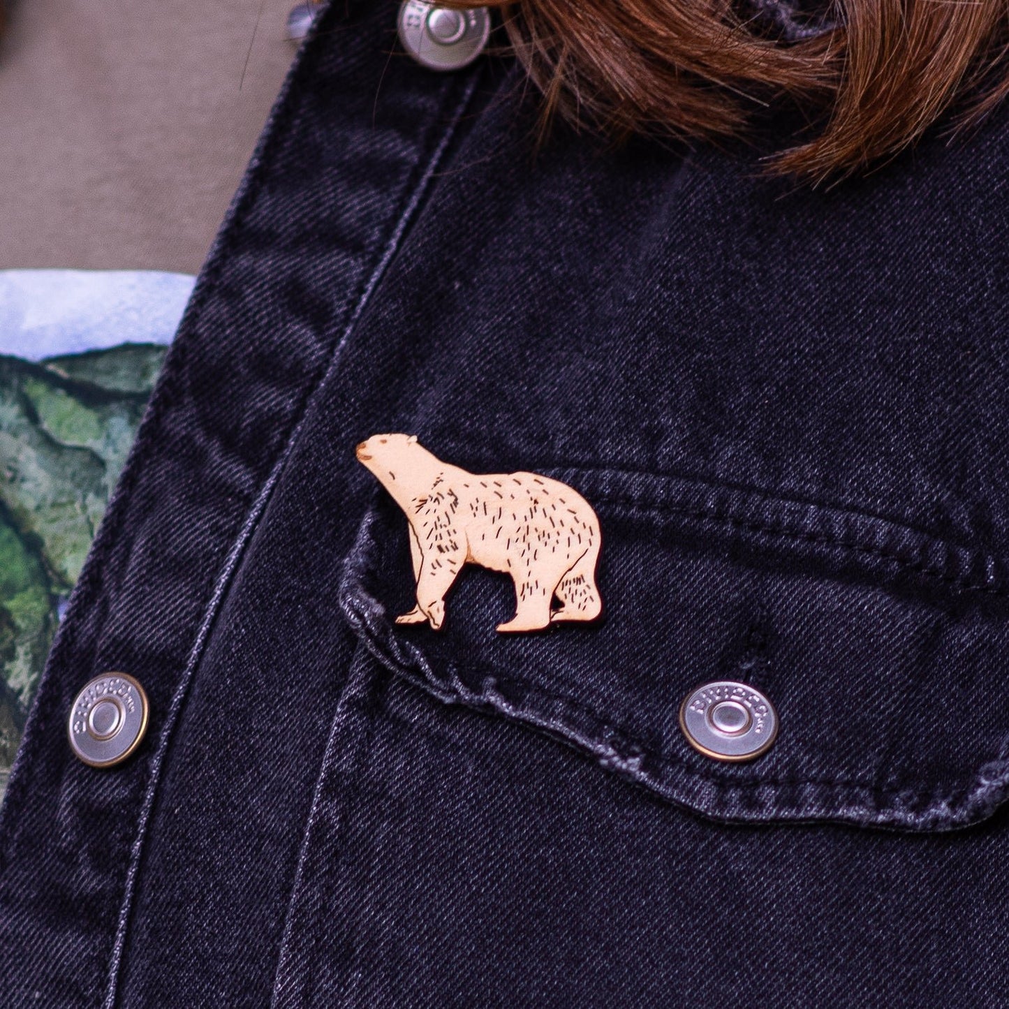 IJsbeer Pin Groot