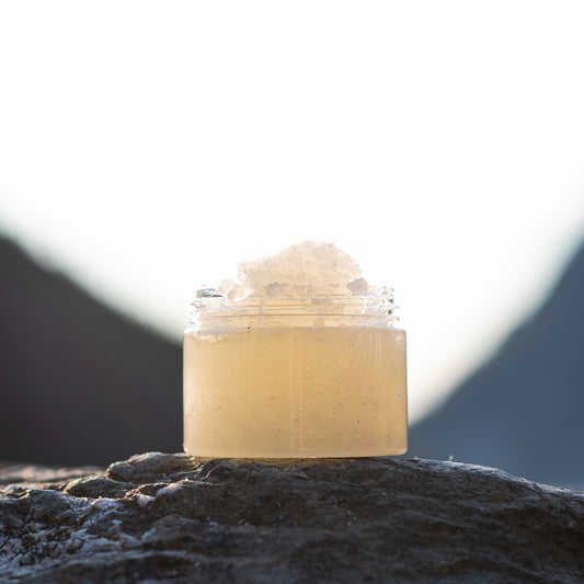 Exfoliante de azúcar para aliviar el estrés