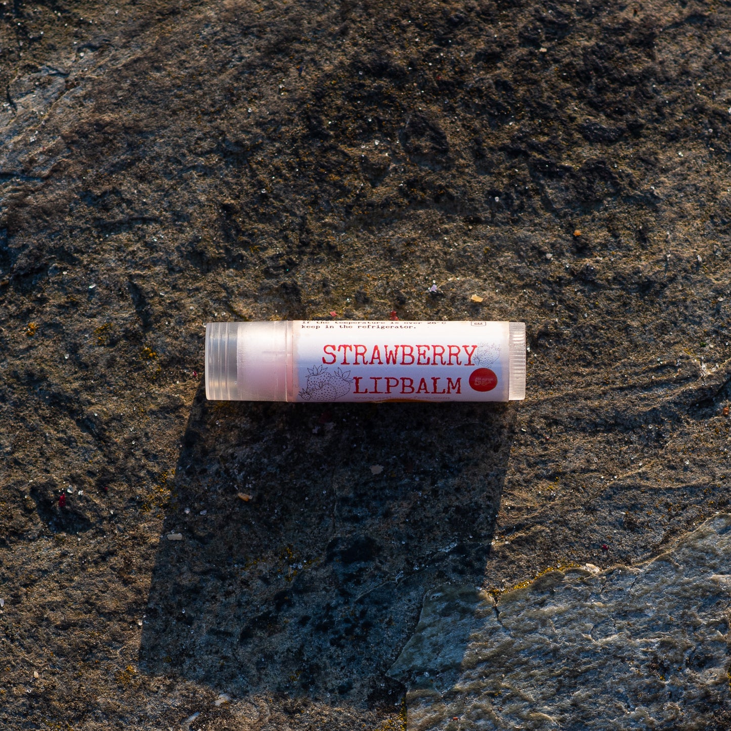 Strawberry Lipbalm 99% Natural