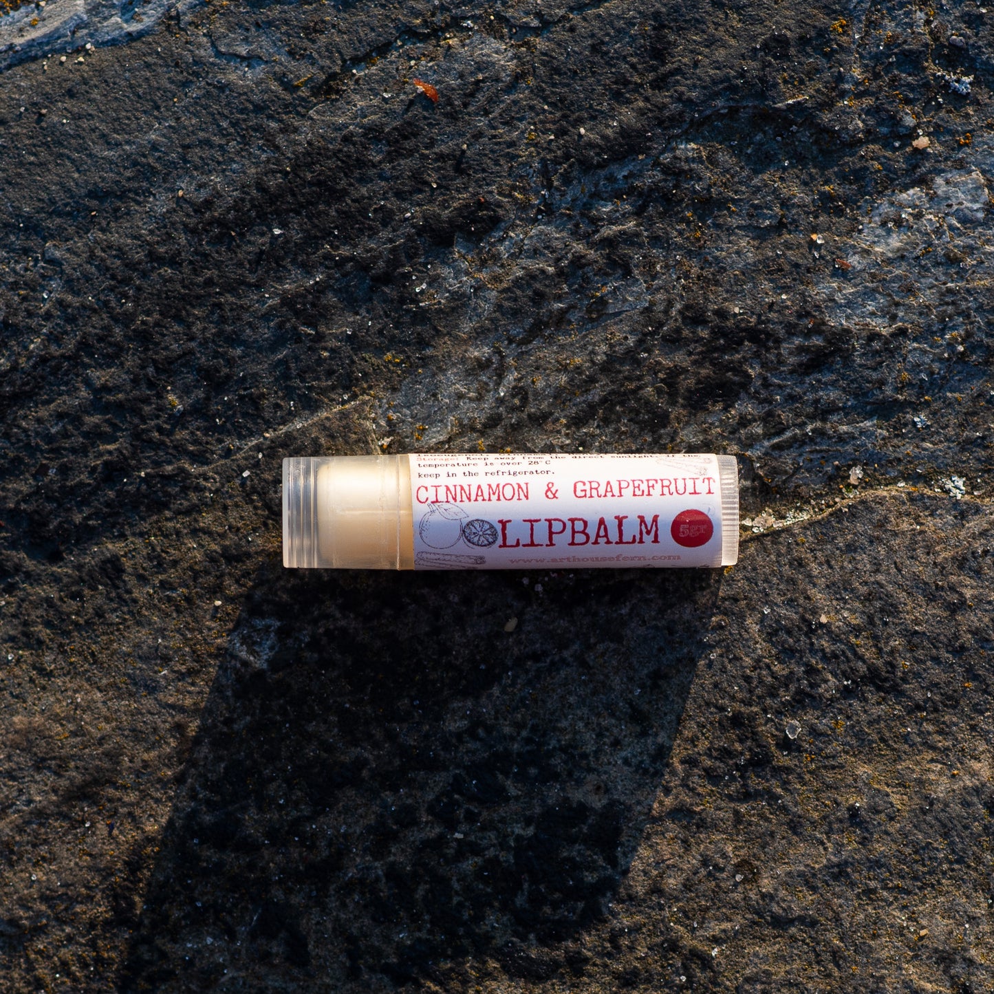 Cinnamon & Grapefruit Lipbalm 100% Natural