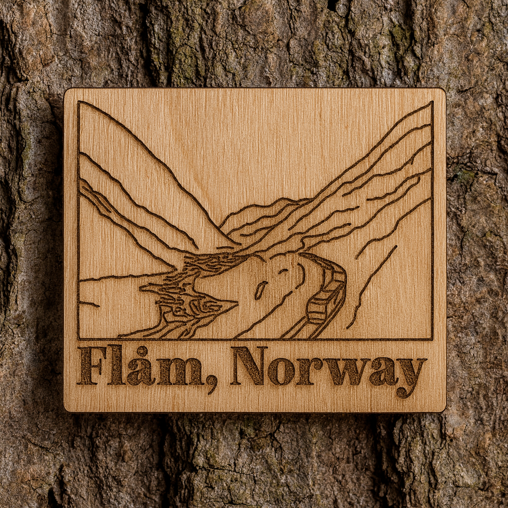 Flamsbana 51x43mm magnet