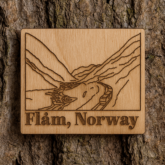 Flamsbana 51x43mm magnet