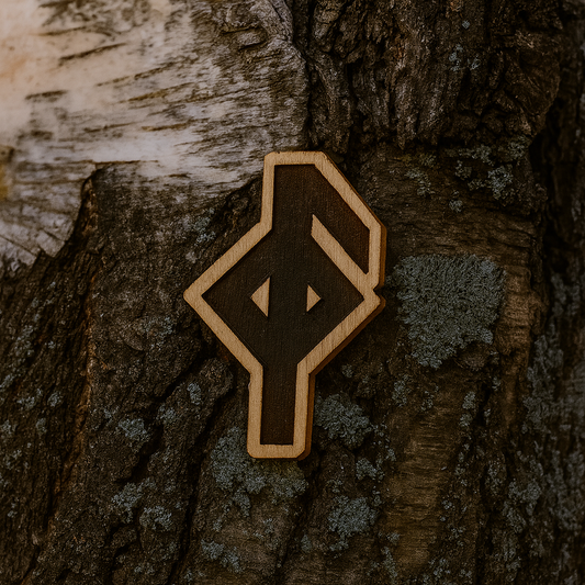 Health rune 23x15mm pin