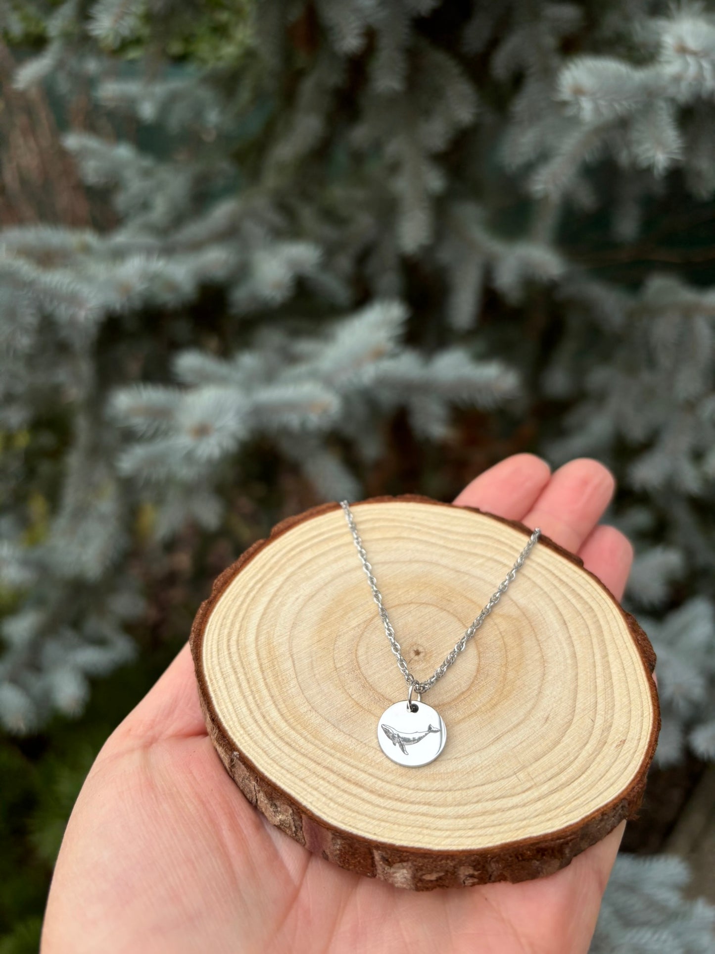 Walvis ketting - roestvrij staal goud