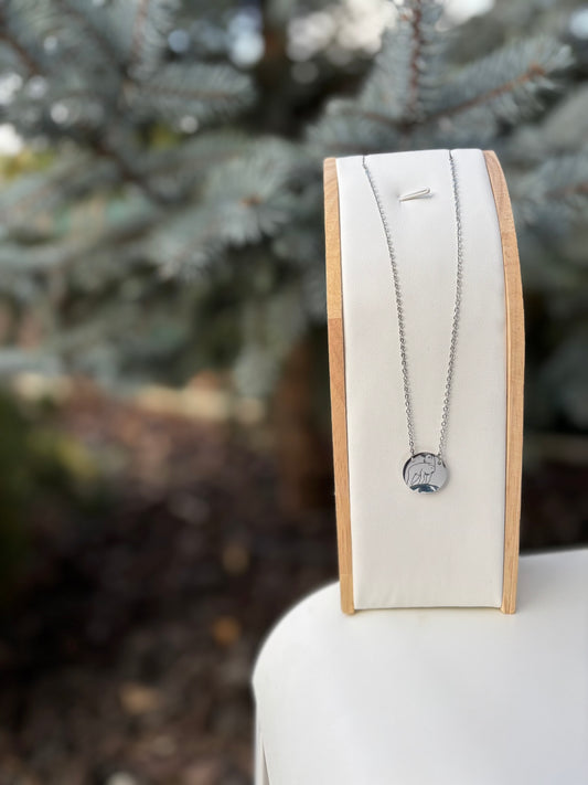 Sheep from Flam necklace - stainless steel