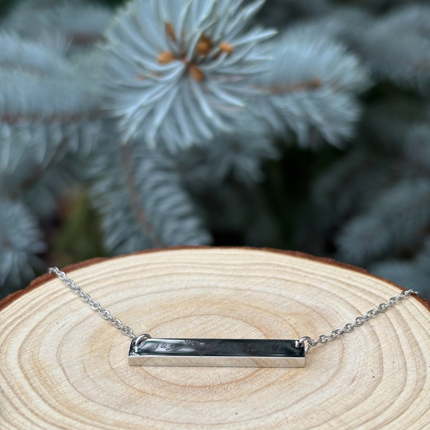 Just bee yourself bar ketting - roestvrij staal
