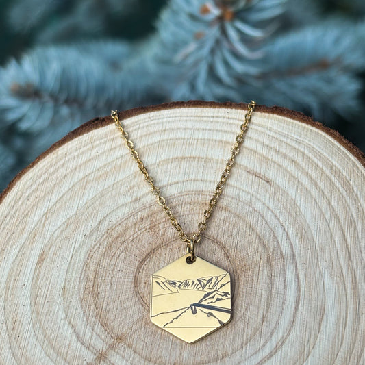 Stegastein 16mm necklace- Stainless Steel