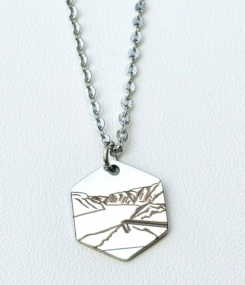 Stegastein 16mm necklace- Stainless Steel