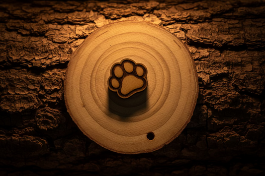 Paw 22x22mm pin