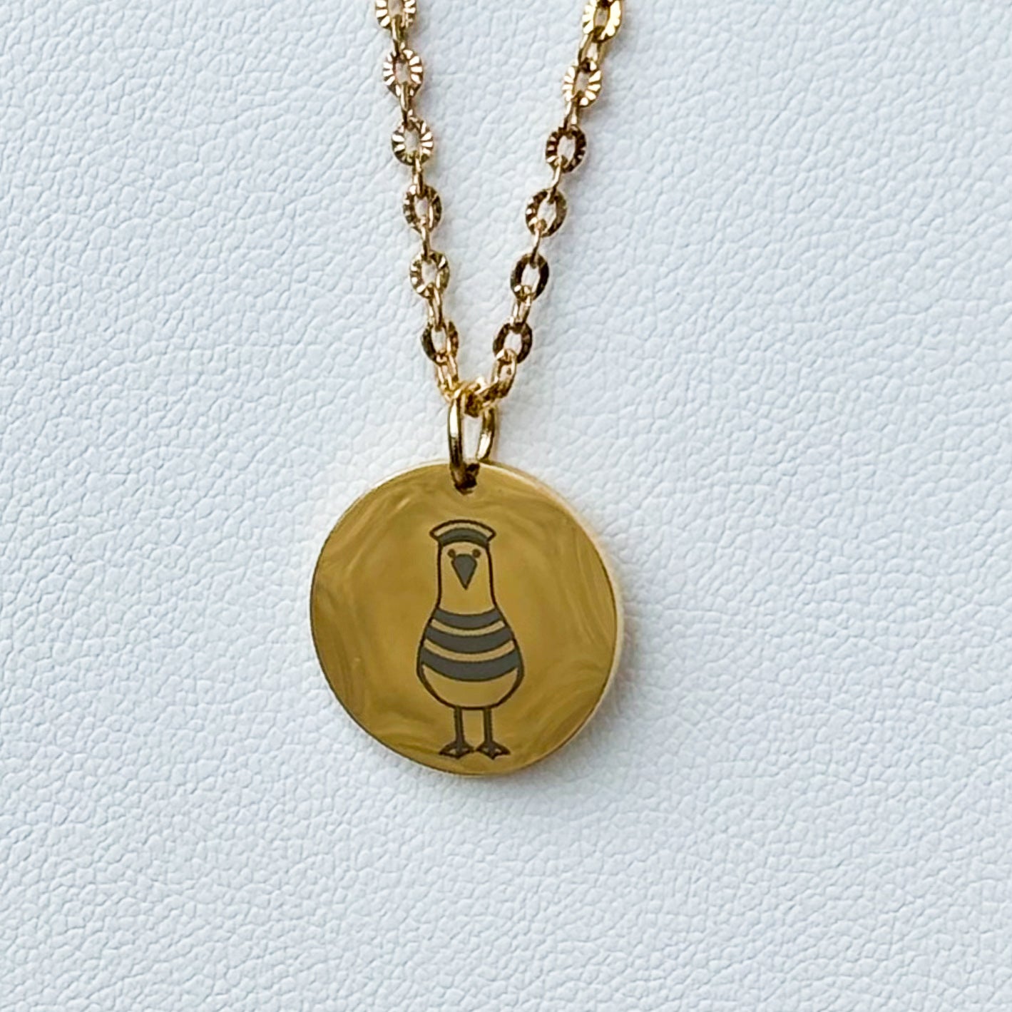 Seagull sailor necklace- Stainless Steel