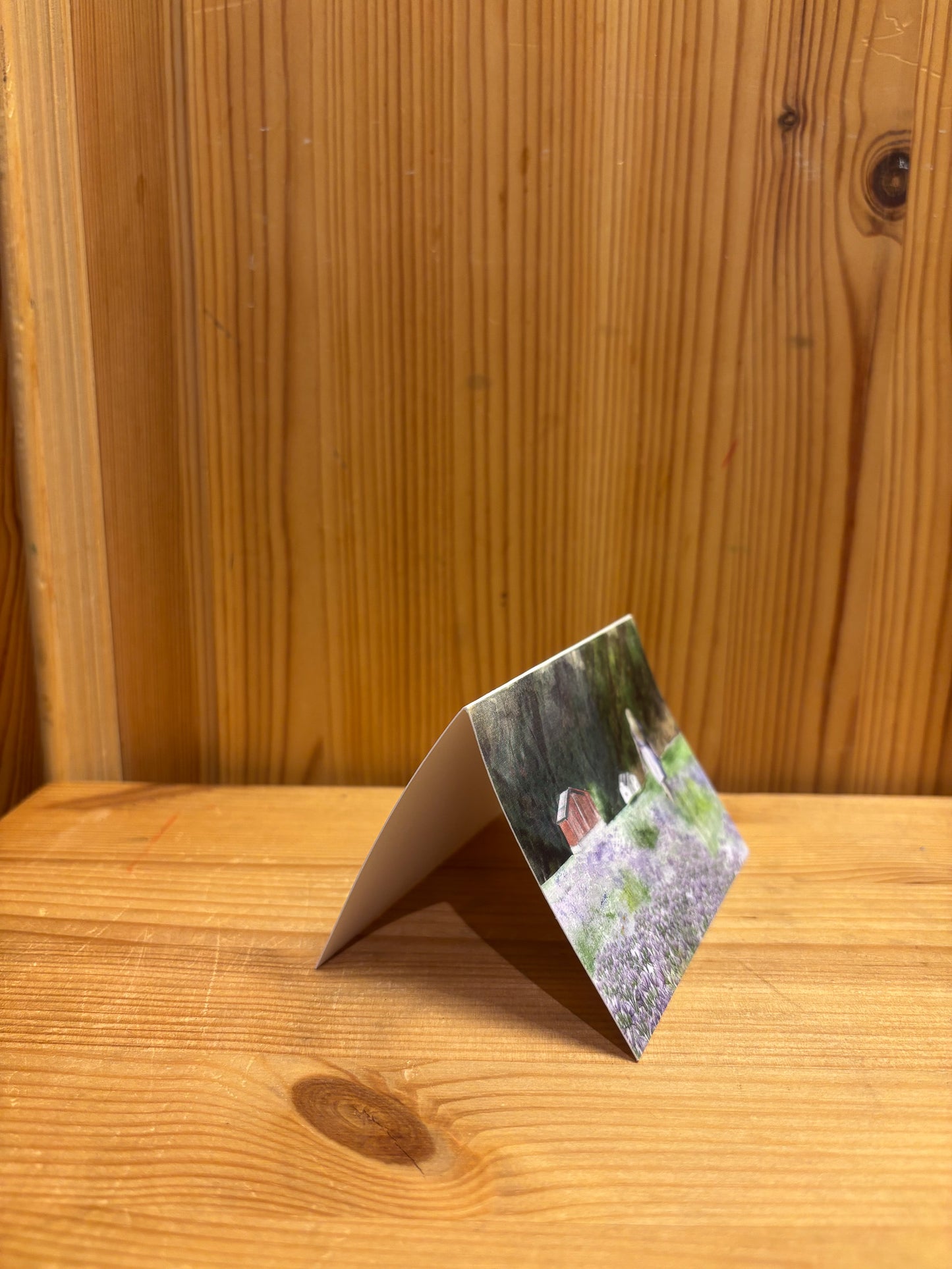 Mini greeting card Cuckoo flowers and Izabella illustration