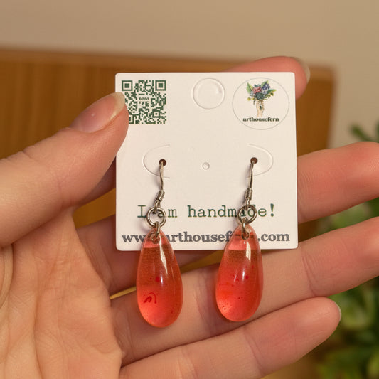 Neon earrings mini RESIN SALE